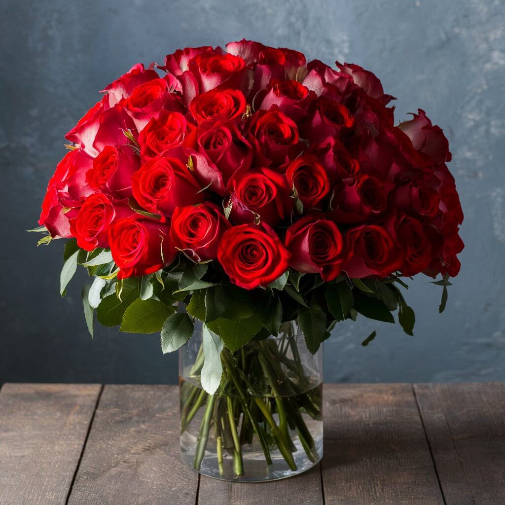 Beautiful Red Roses Bouquet